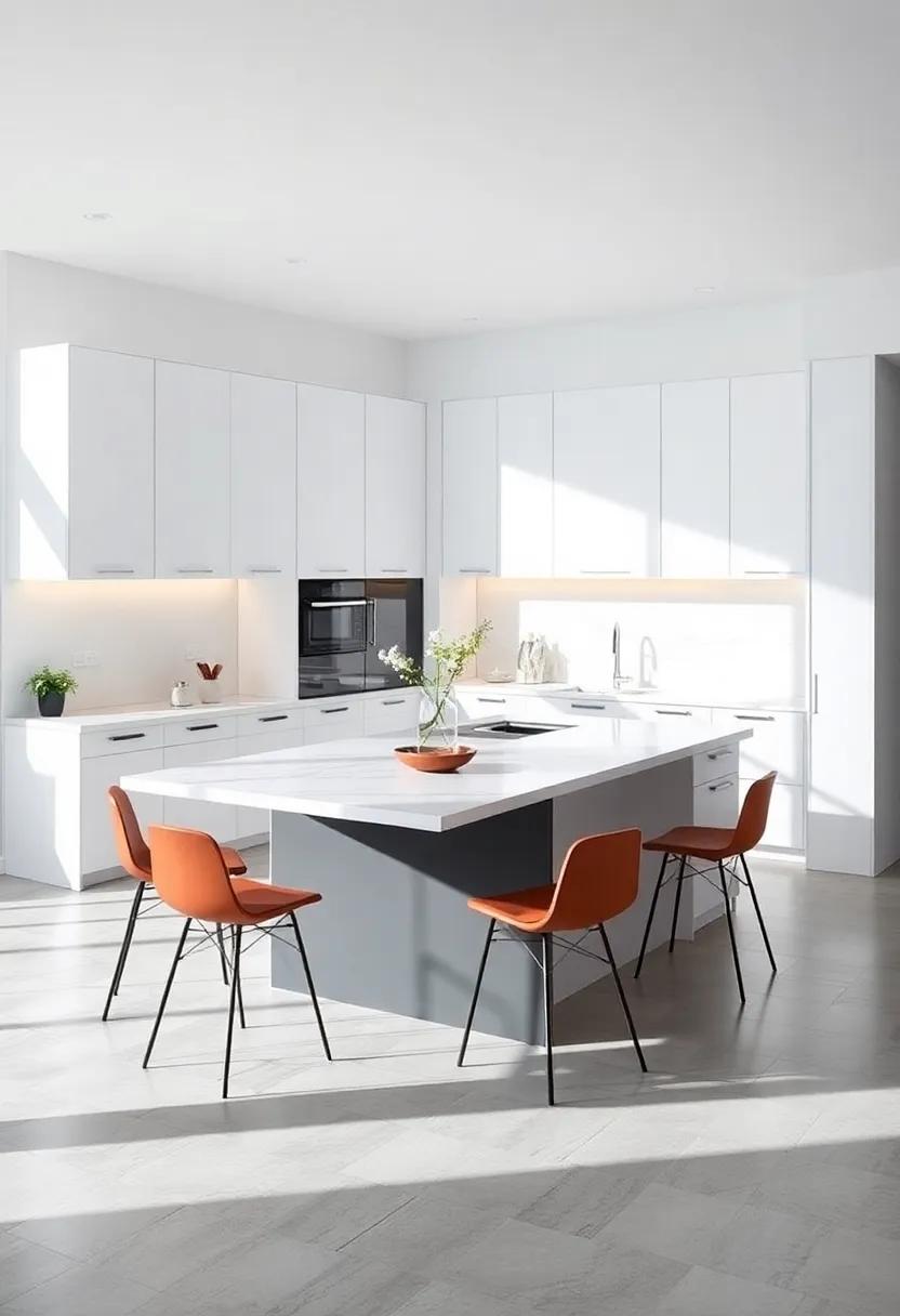 Sleek and Spacious: Designing a Kitchen Island⁣ for‍ Modern Living