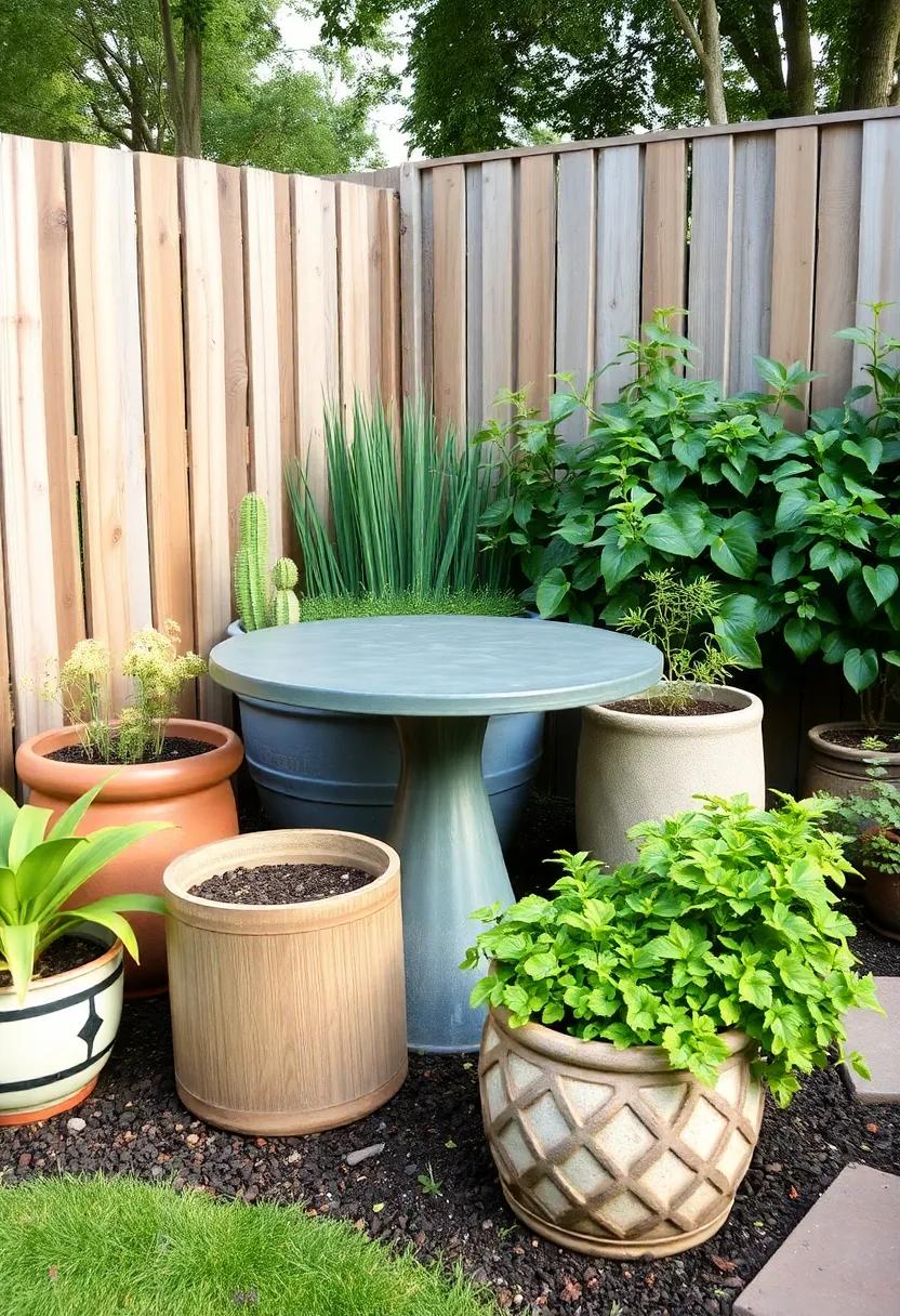 16) Utilize Recycled Materials: Get creative with repurposed items to craft unique planters, furniture, or garden decor, promoting sustainability