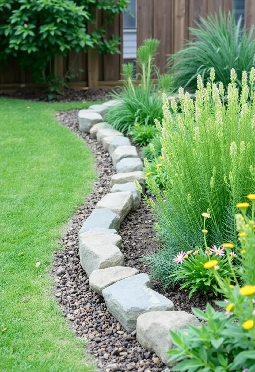 13) ‌Garden Borders: Define your garden’s edges with decorative ‌borders made of timber,‍ stone, or recycled⁢ materials to ​give your landscape ⁢a polished look