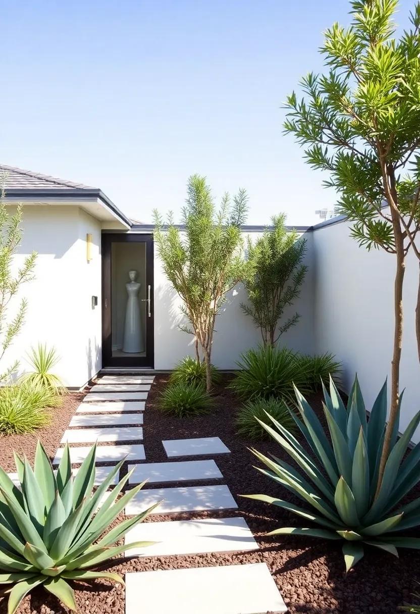 6) Modern‍ Minimalism: Opt​ for ⁣sleek ⁤lines and contemporary ​plant selections, such as‌ agaves,⁣ to form a minimalist garden​ that exudes sophistication and requires little upkeep