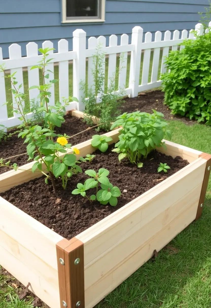 11) Raised Garden Beds:‍ construct‍ raised planter boxes filled with⁣ nutrient-rich soil to‍ facilitate easier​ gardening⁢ and improve drainage, ideal⁣ for⁣ vegetables and herbs