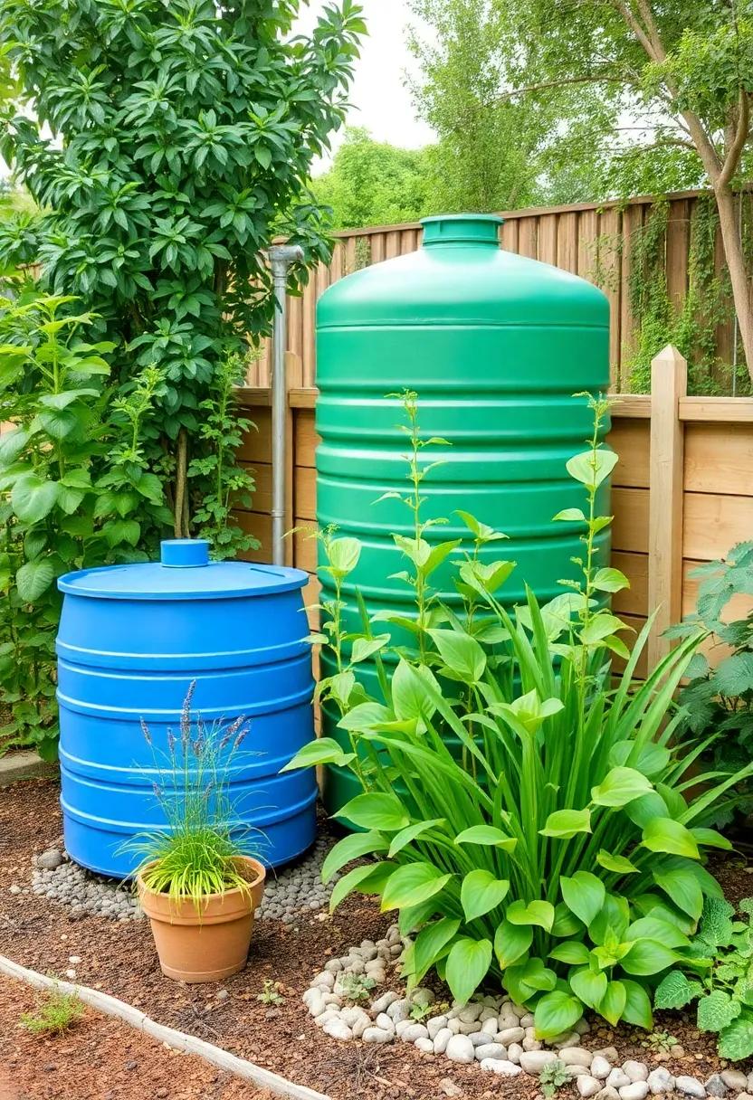 19) Sustainable⁣ Practices: Implement ⁤composting systems and rainwater​ tanks⁣ to⁤ make your‍ garden⁣ more environmentally friendly, promoting sustainability and resourcefulness