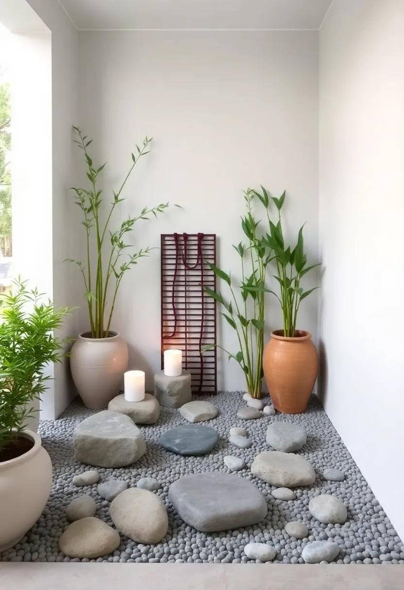 10) Zen Garden Space: Create⁢ a serene corner with minimalistic Asian decor, soothing ​stones, and bamboo plants for a​ peaceful meditation zone