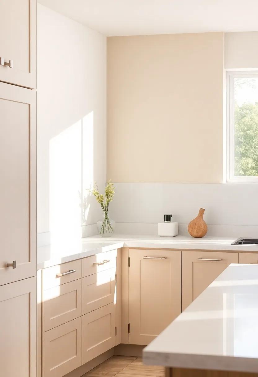 Natural Light Play: How Light Taupe ⁣Reflects Sunlight in Your Kitchen