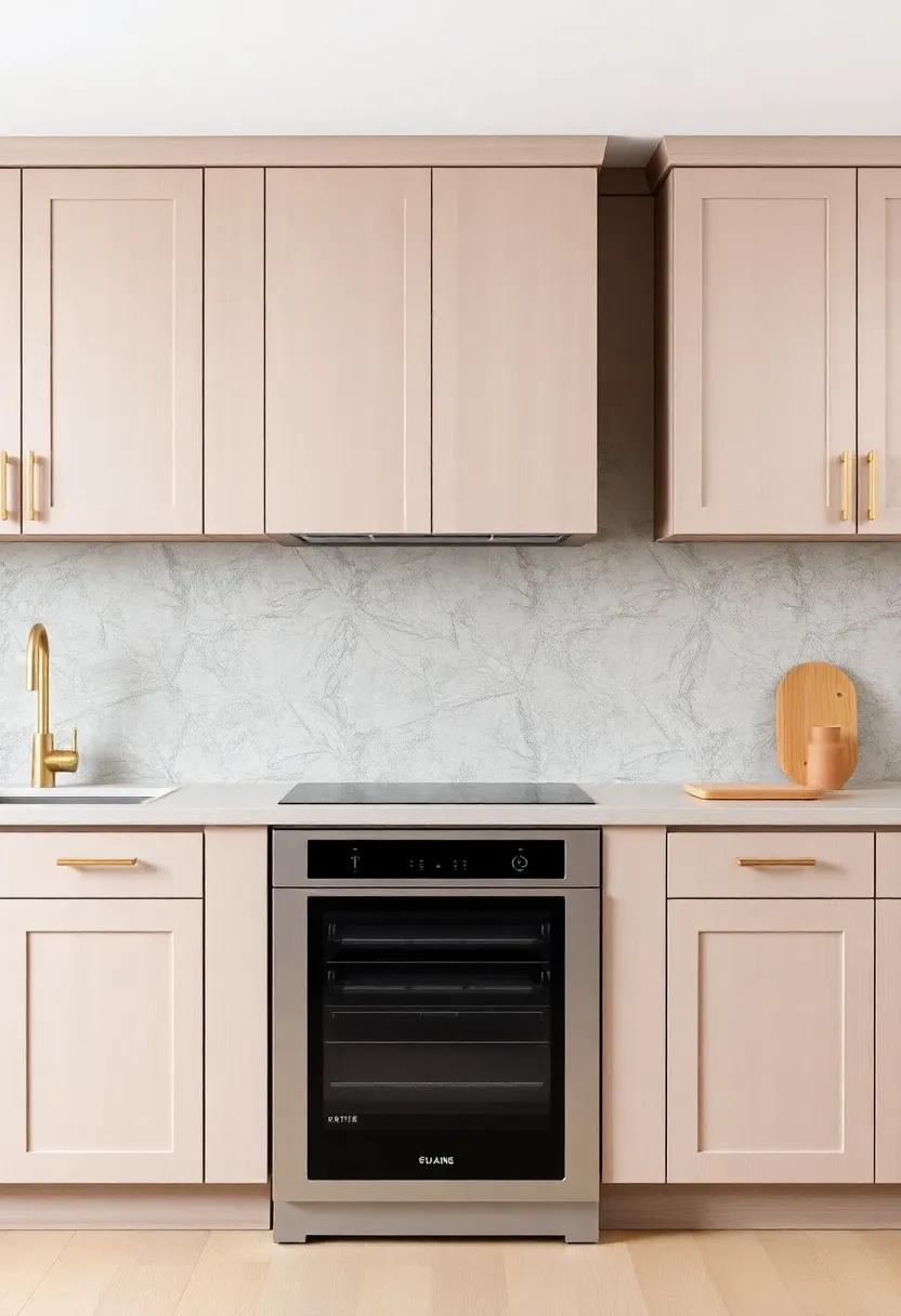 Textures and Finishes: Elevating Light Taupe cabinets⁣ for Depth