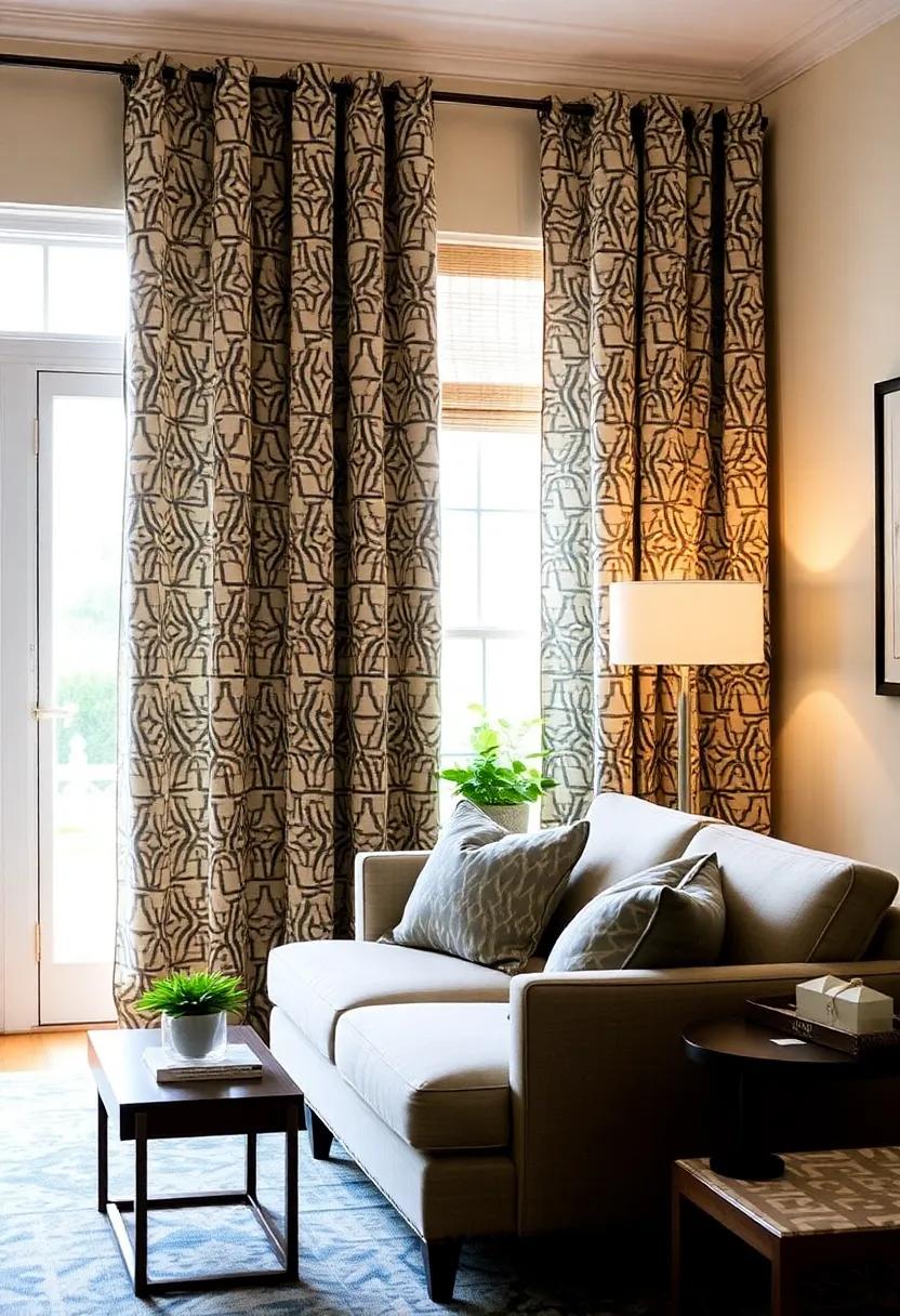 Color Palette Considerations ​for Geometric Print Curtains