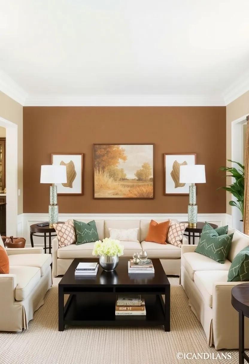 23) ⁤Soft White Trim: Use soft ⁤white for trim or baseboards to brighten up the earthy palette without detracting from it