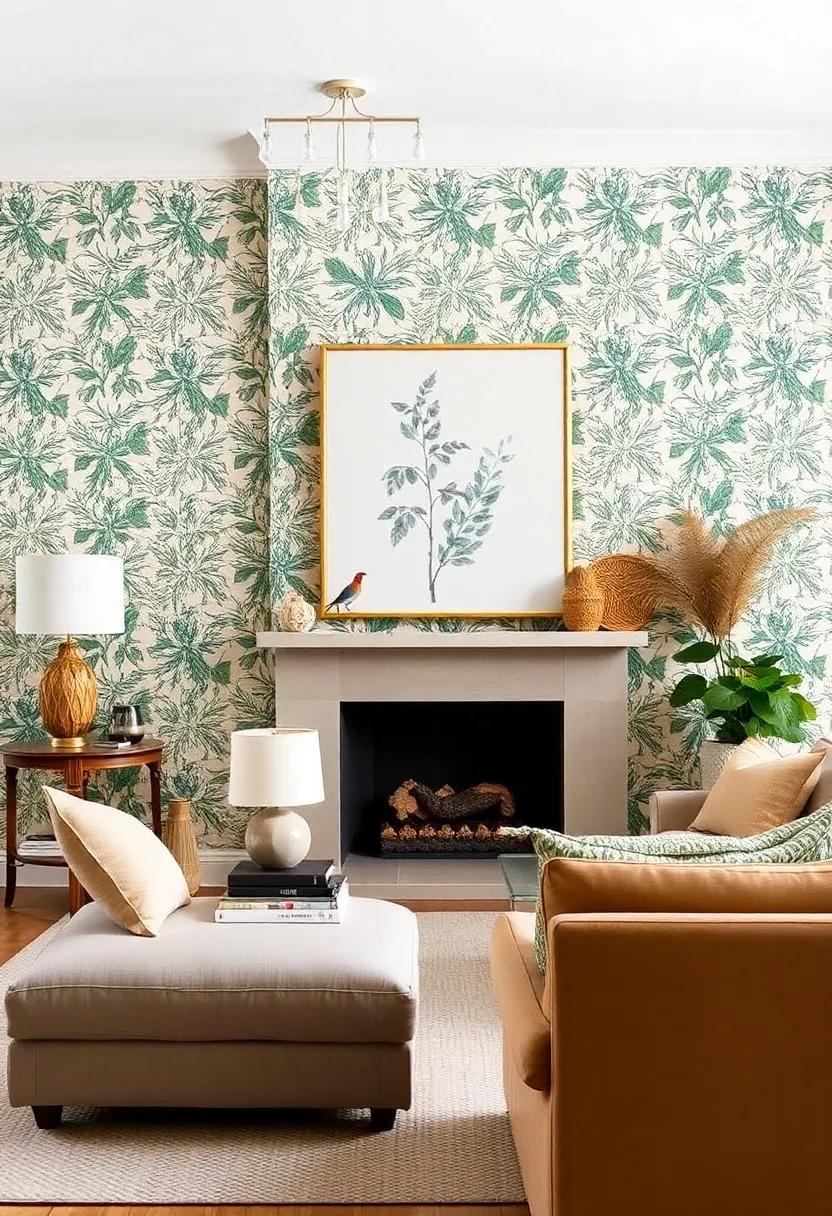 20) Nature-Inspired Wallpapers: Consider nature-themed wallpapers⁢ featuring foliage patterns to create a serene backdrop