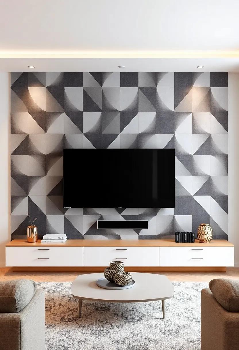 Elevate Your⁢ Living Room⁣ with Captivating Geometric Patterns