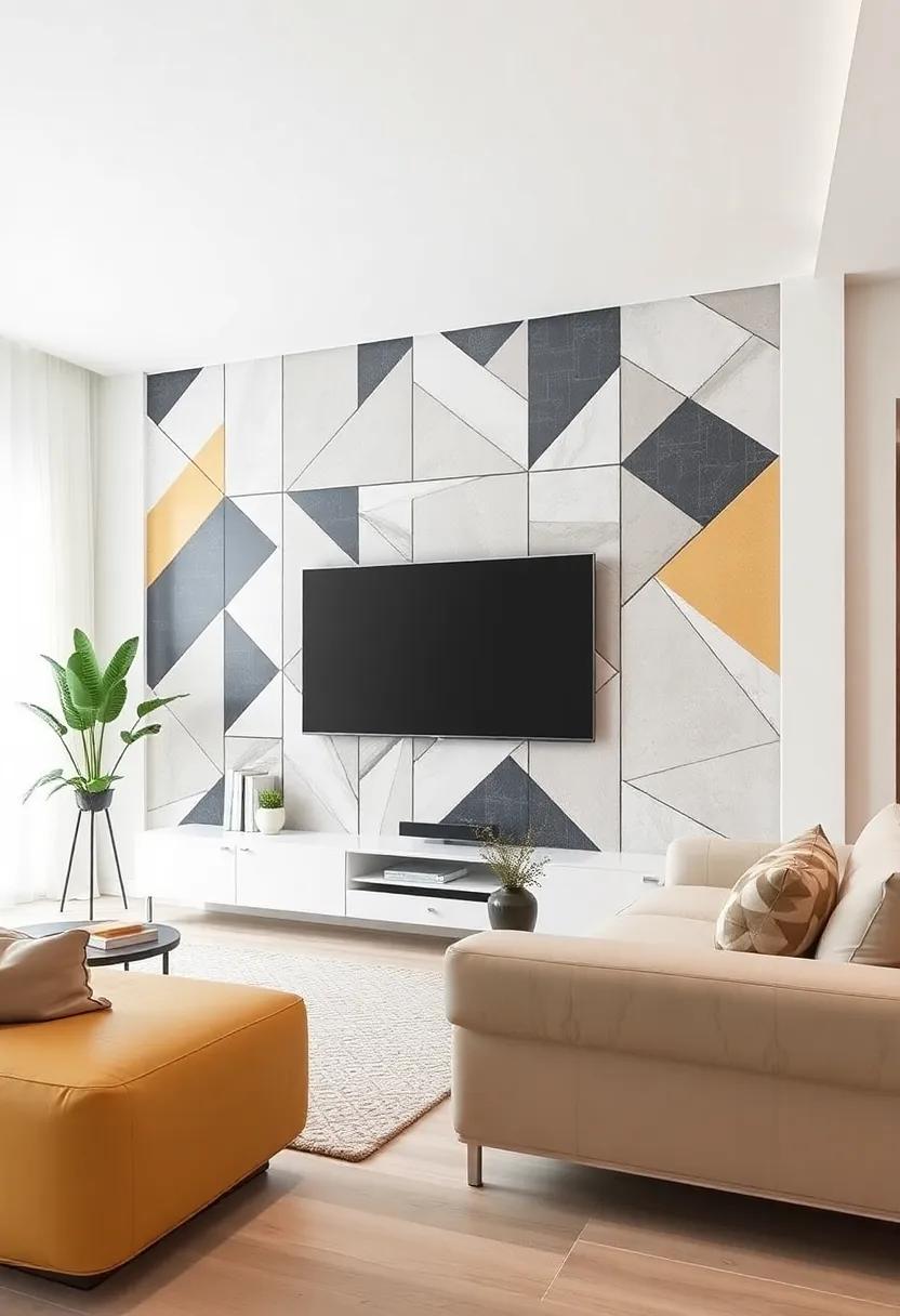 Transforming a⁣ TV Wall into a focal Point with Modern Designs