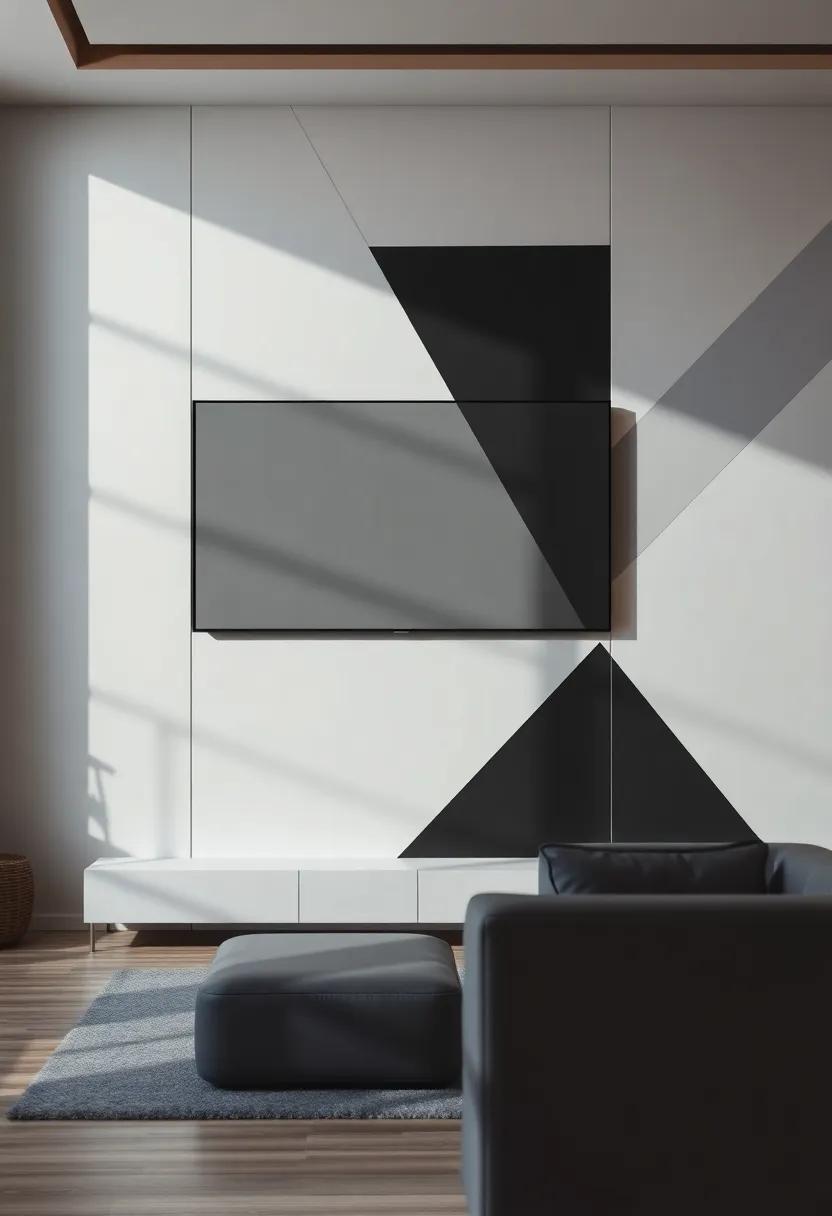 The Art ⁢of Contrast: Pairing Light⁤ and Dark geometric ‌Elements