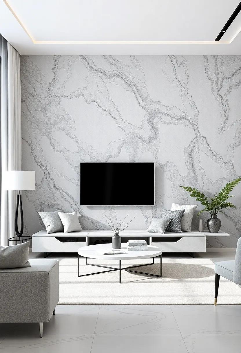 Elevating‌ Your Decor with ⁢Marble⁤ Effect⁢ Wallpaper Accessories