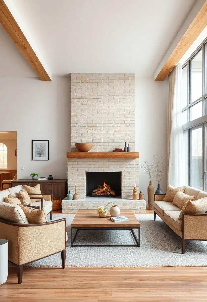 Creating a Focal Point with a Stunning rustic Fireplace Design