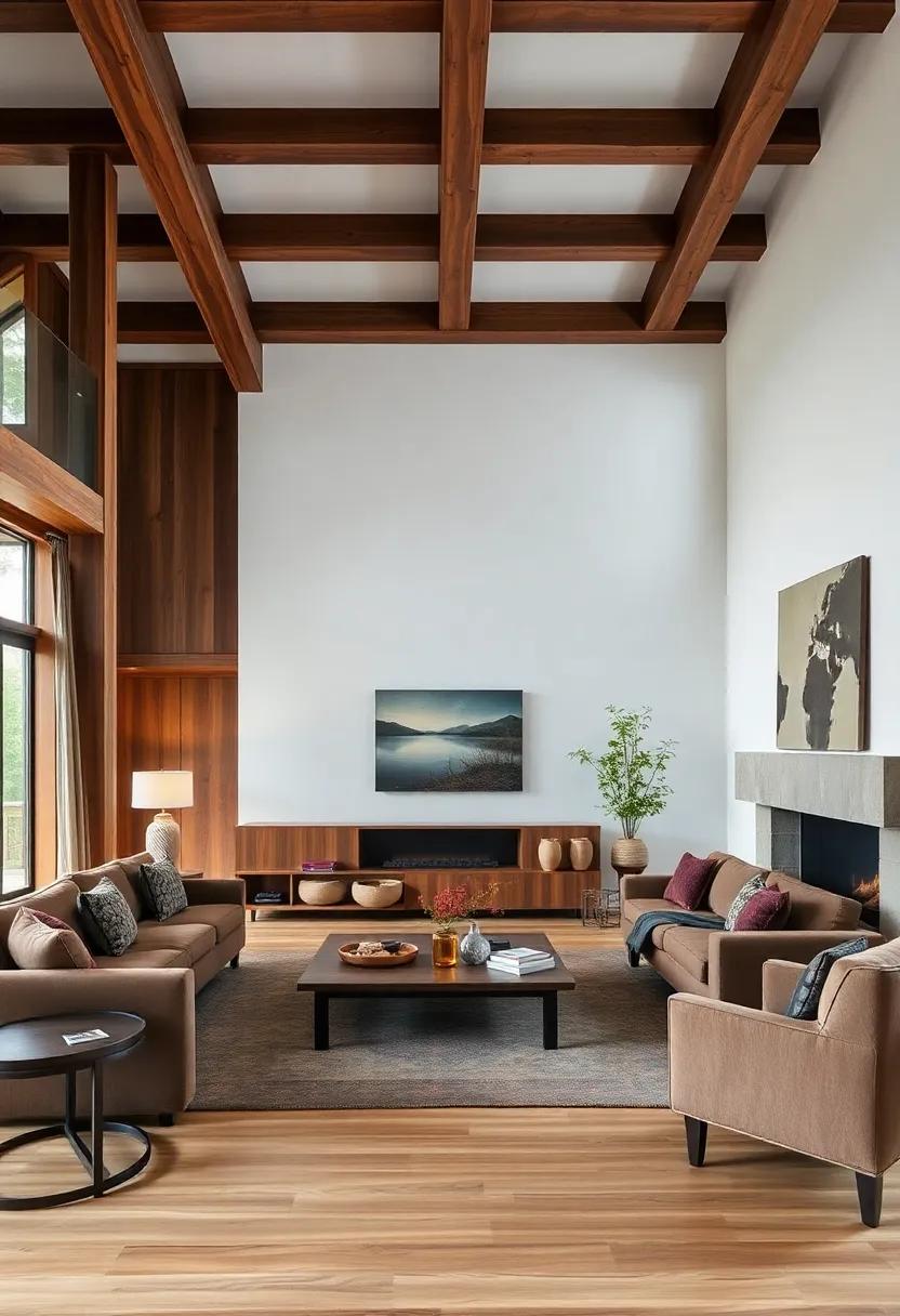 Embracing Rustic Elegance with Rich Wooden Textures and Tones