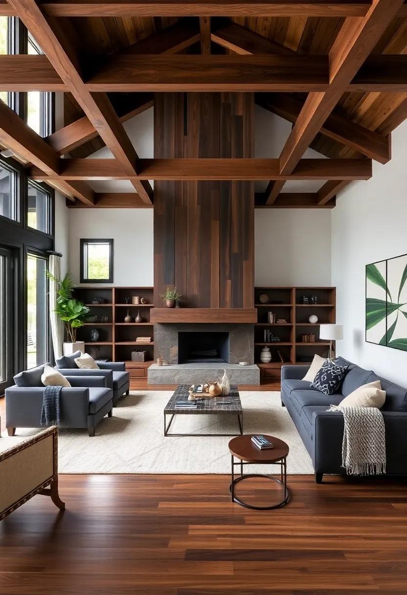 The Power of Contrast: Mixing Dark Woods with Lighter Textiles