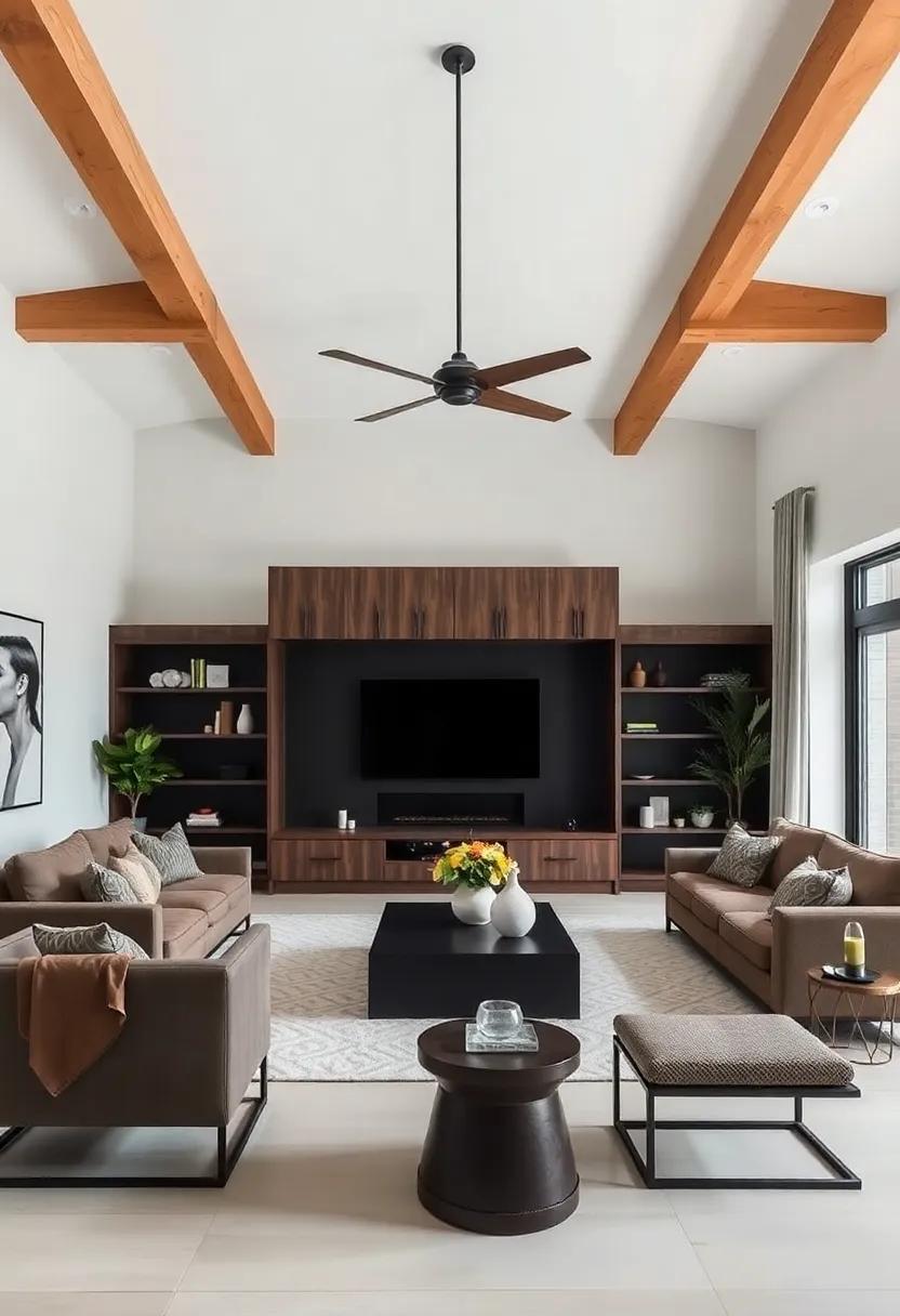 Bold Furnishings That Define Masculinity in Living room Design