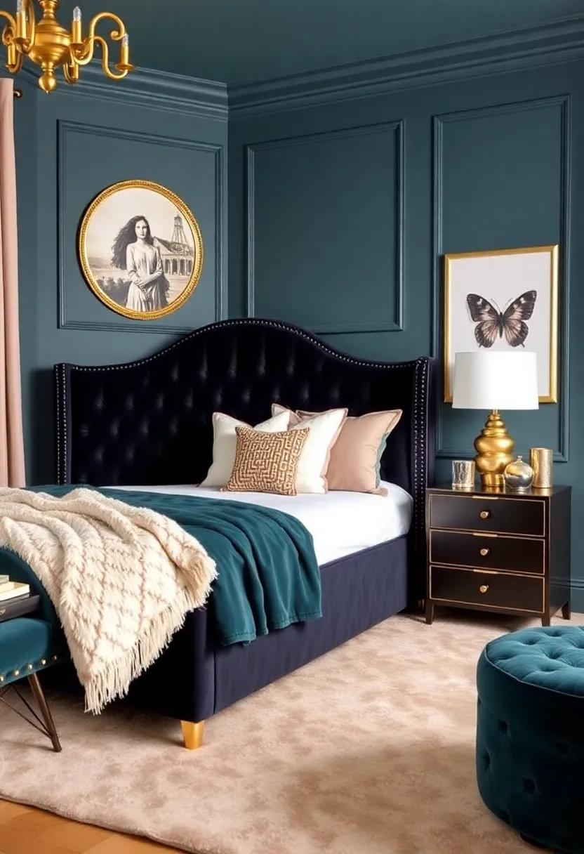 DIY Projects:‌ Personalizing Velvet ‍and Gold Decor