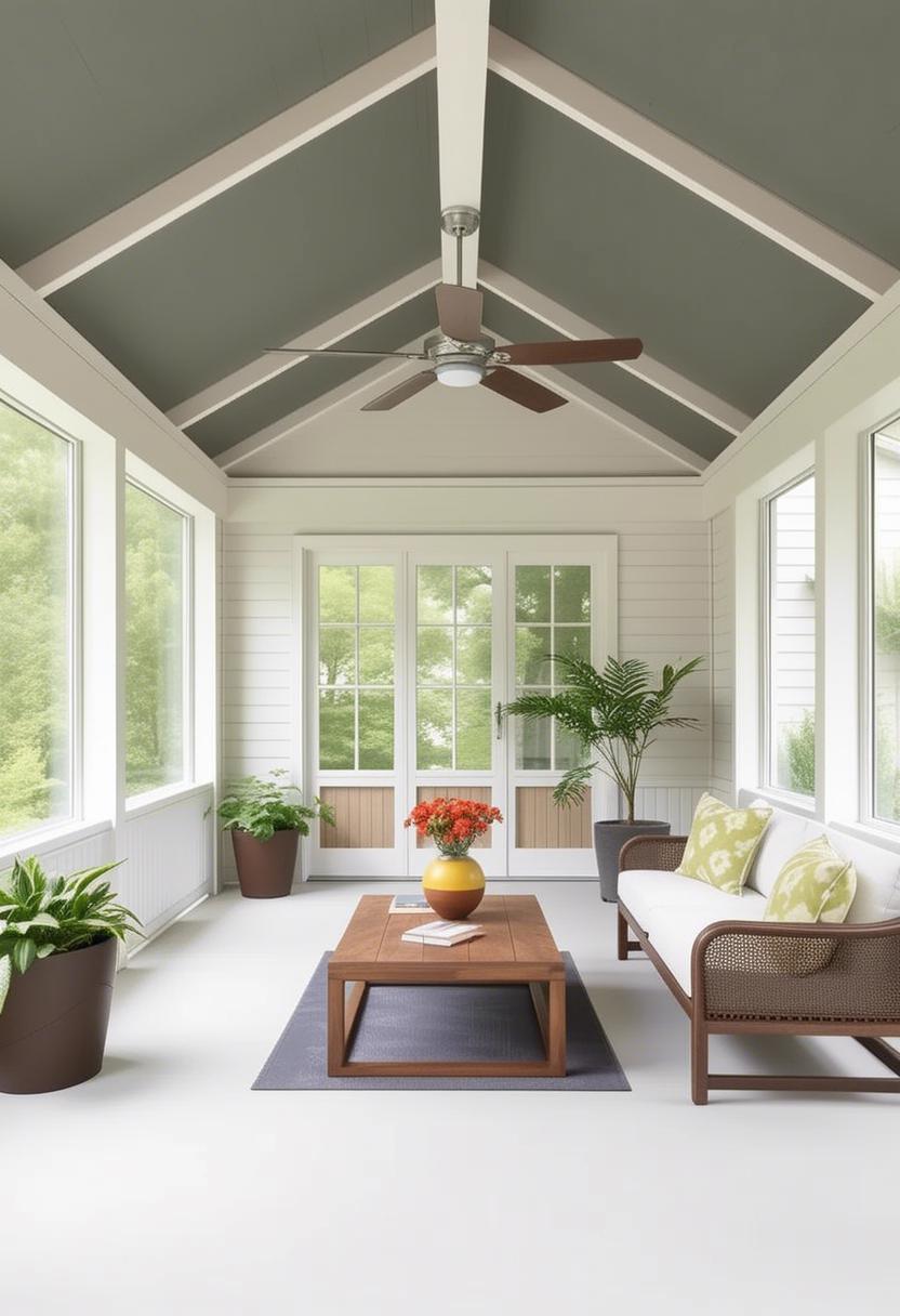 Exploring⁤ The Role of Color and Textures in Your Screened porch Design