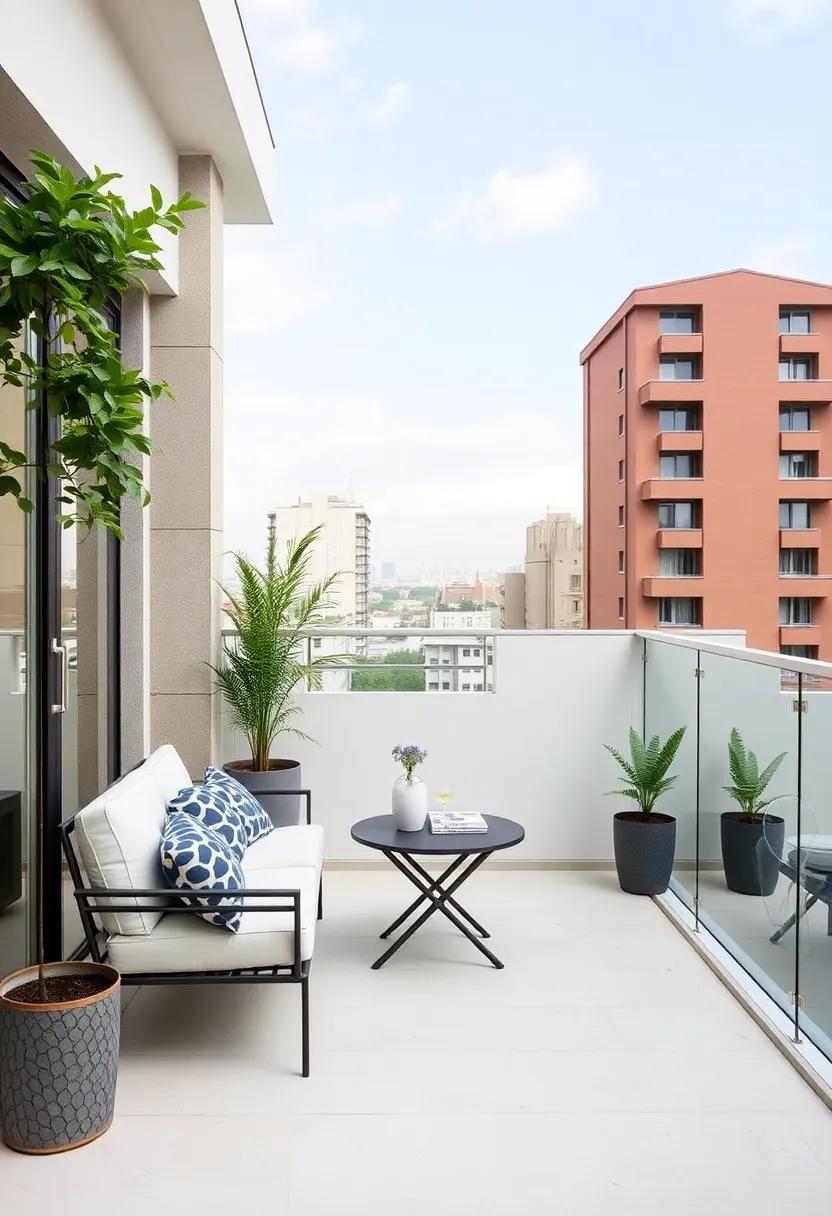 Explore the Enchantment of Small Balconies ​for Luxurious Urban Retreats