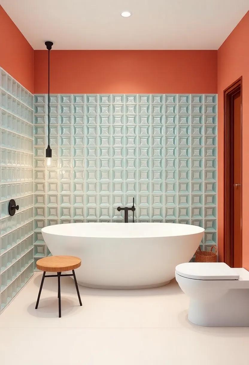 The Revival of Glass Block Walls in Retro Bathroom Aesthetics