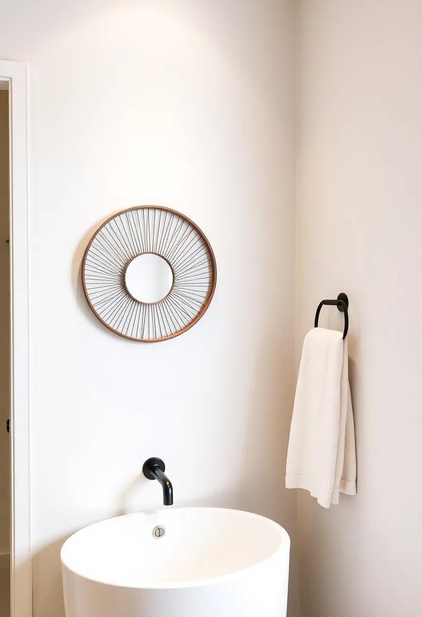 8) Transparent Storage Baskets: Use ⁣clear or woven baskets ⁢to organize bathroom essentials while maintaining ⁢an airy,clutter-free appearance