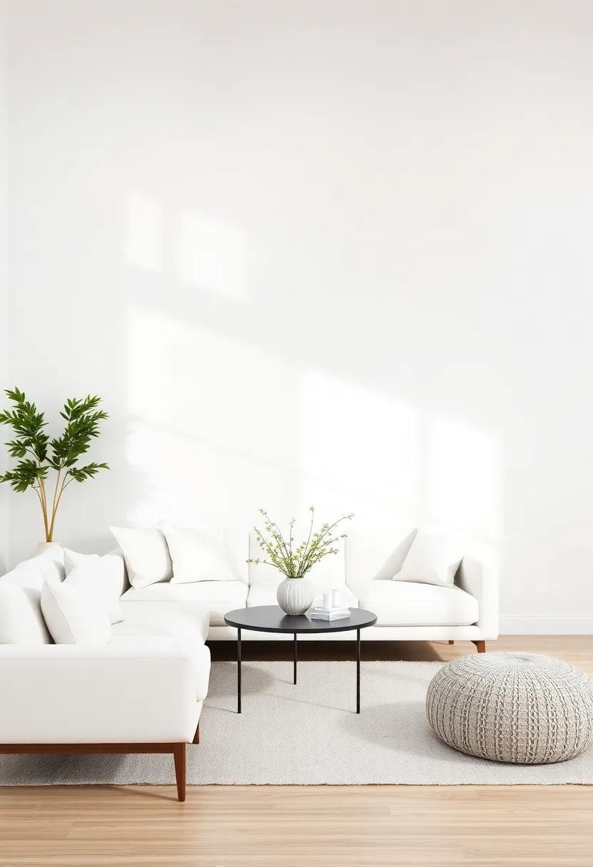 Embrace Neutral Colors: Start with a calming palette of whites, creams, and soft grays to create a soothing backdrop