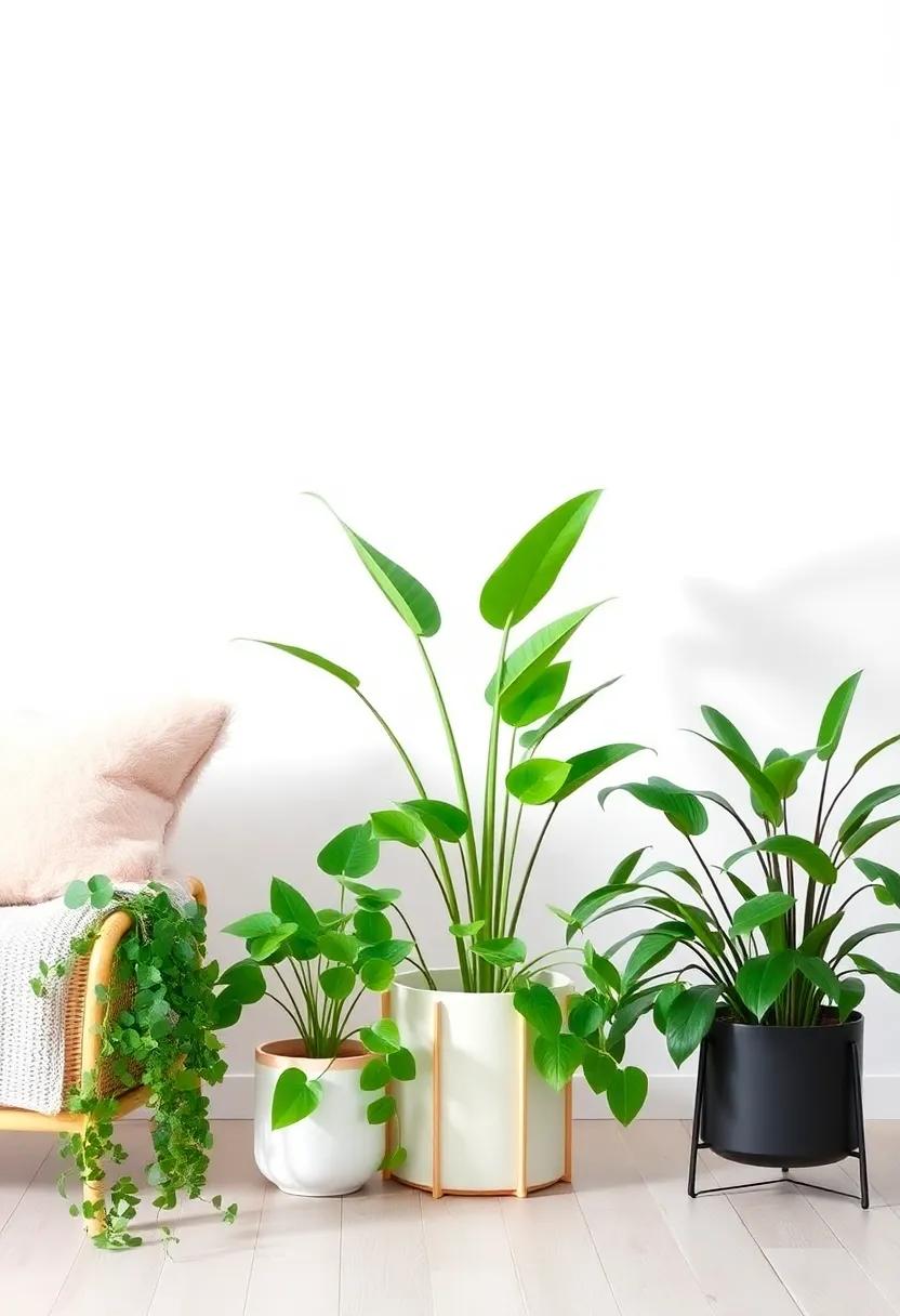 Incorporate Greenery: Add a⁢ touch of nature with simple indoor plants that ‍require minimal maintenance for a breath of fresh air