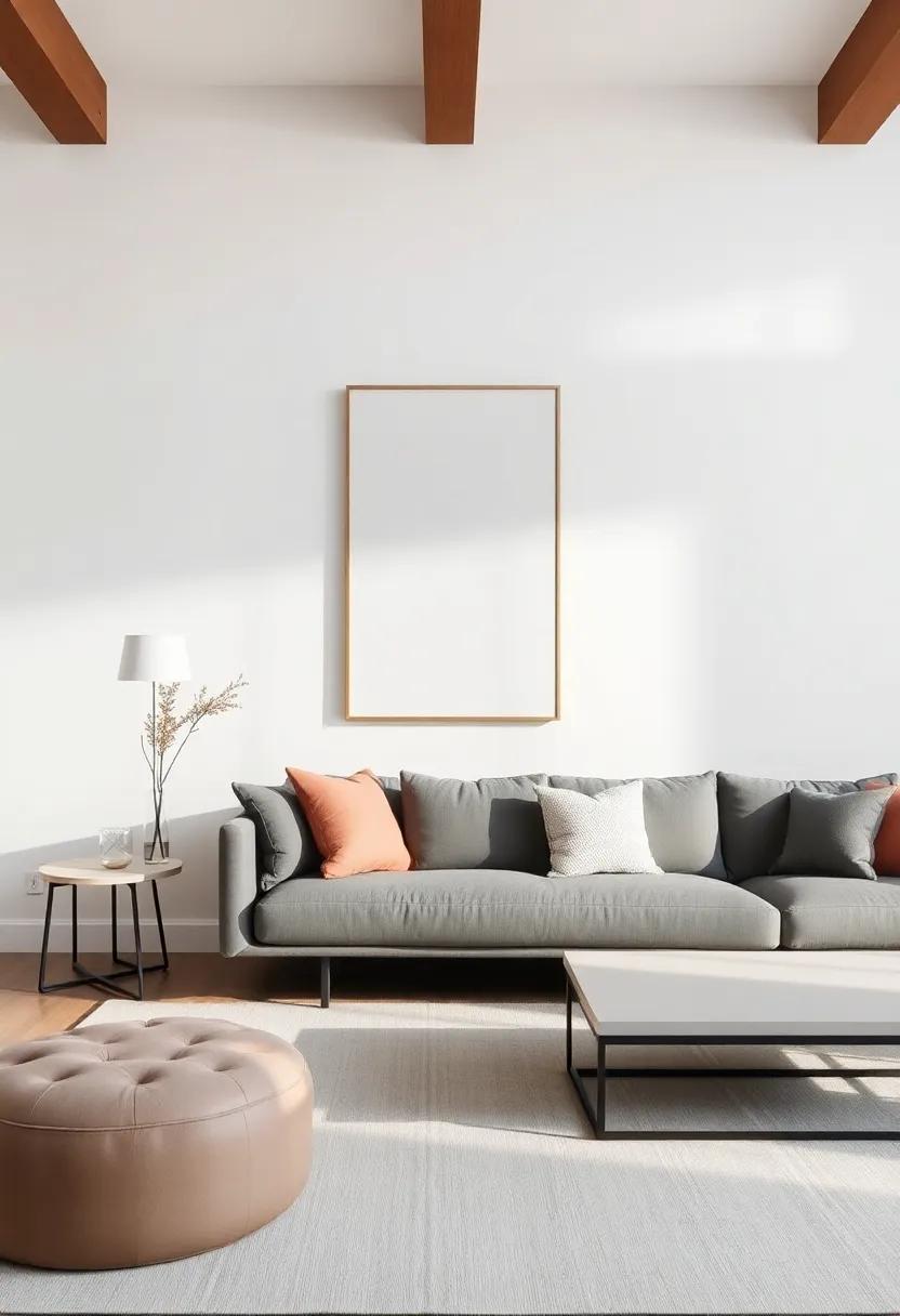 Opt for Minimalist ‌Art: Select art pieces that are bold yet uncomplicated, ​avoiding cluttered visuals to maintain a serene atmosphere