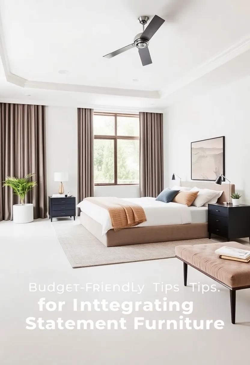 Budget-Friendly ⁤Tips for Integrating Statement Furniture