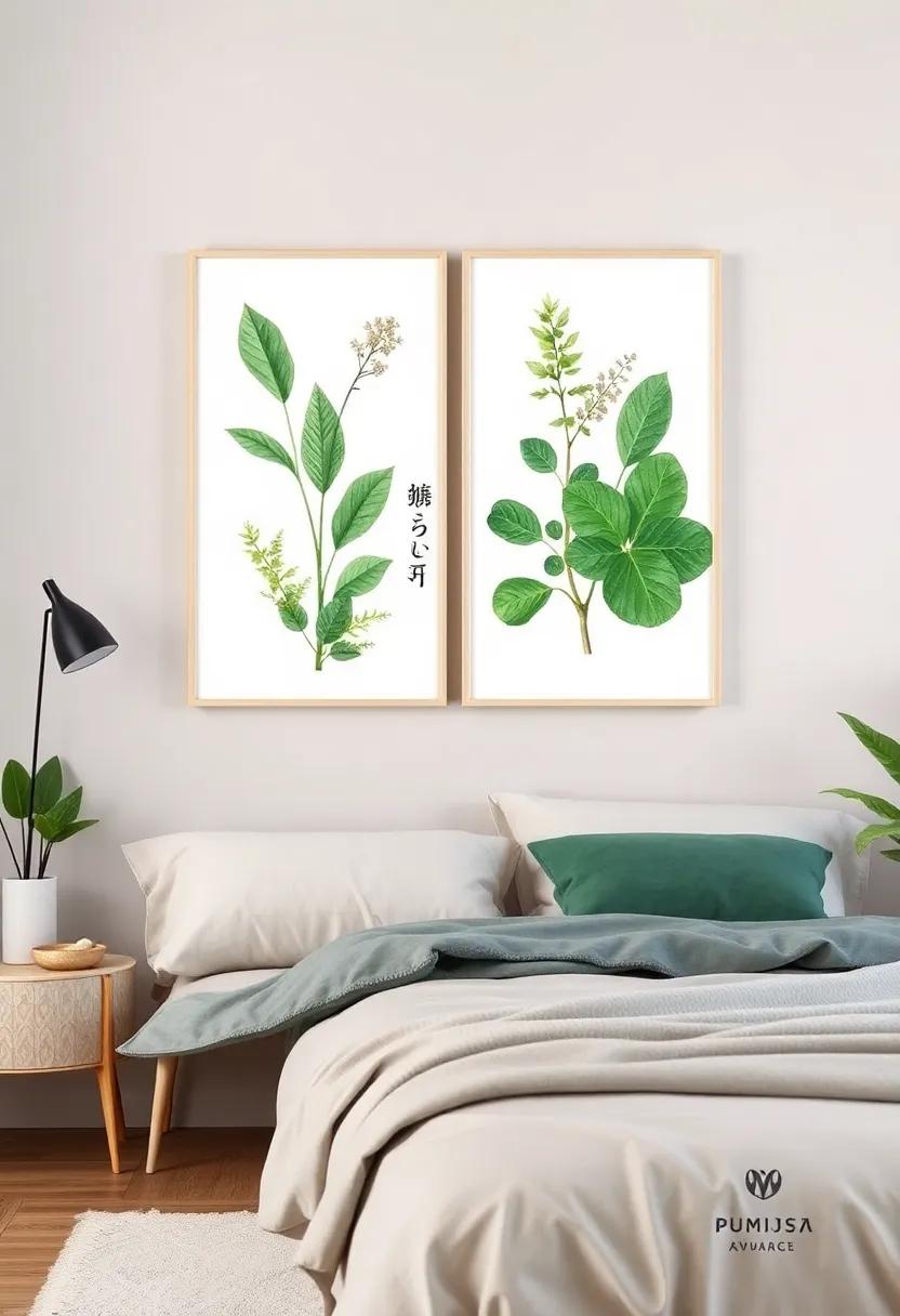 Botanical⁣ Prints: Infuse Freshness with Greenery ⁢and ⁣Nature-Inspired Designs
