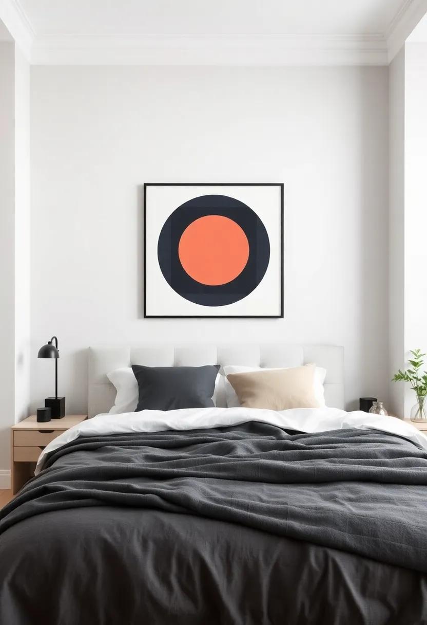 Elevate Your Bedroom with Bold⁢ Geometric Wall Art ‌That Sets‍ the Scene