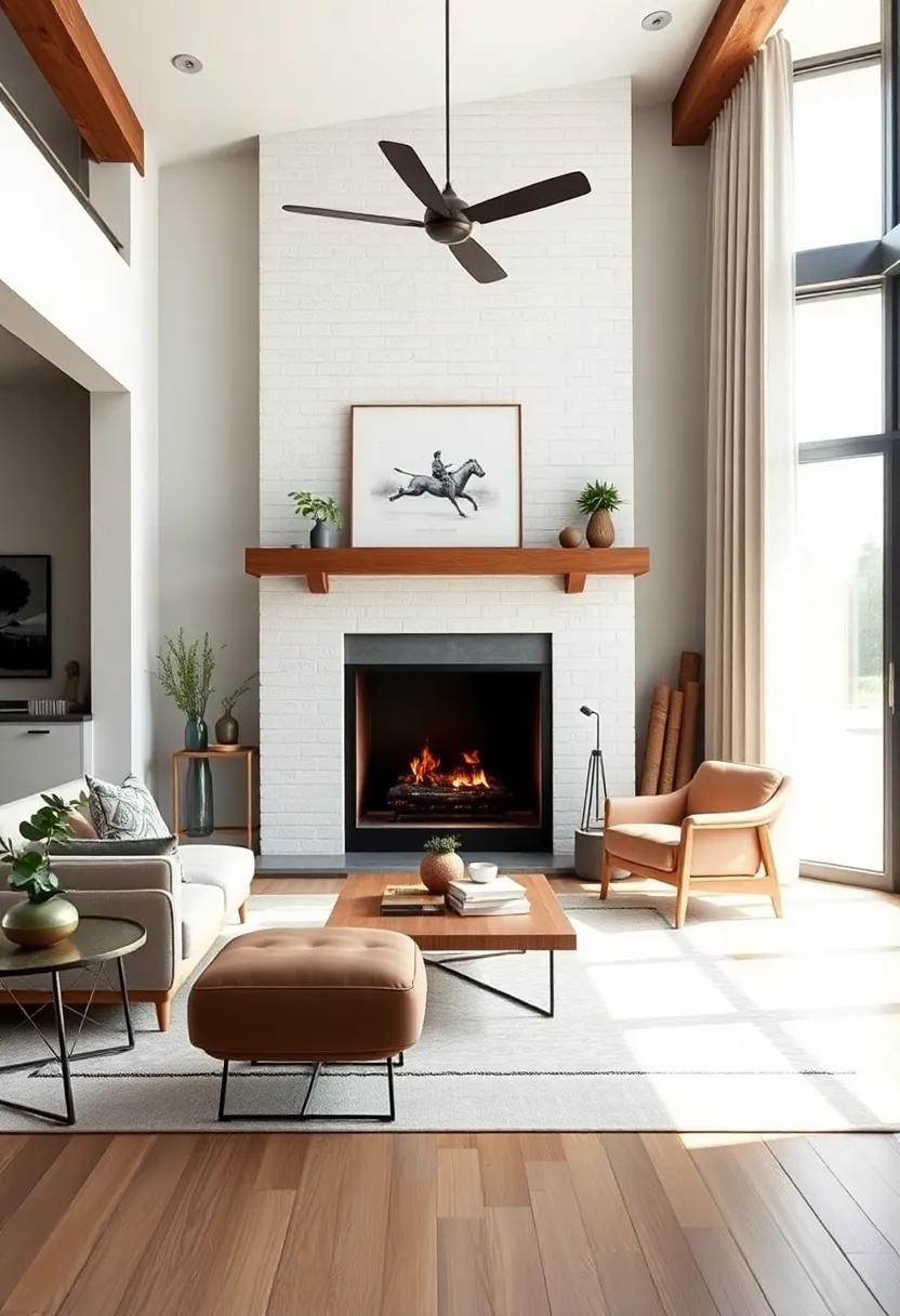 Fireplace⁣ Focal Points: Designing Around a Central Feature