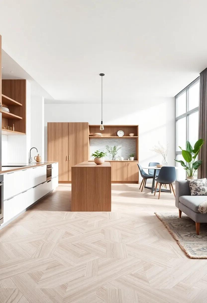 Innovative Flooring ‍Choices ⁤That⁣ Bridge ⁣the Kitchen and Living Area
