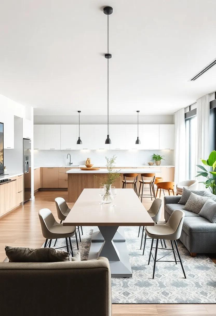 Versatile Dining⁢ Arrangements for Seamless Entertaining Experiences