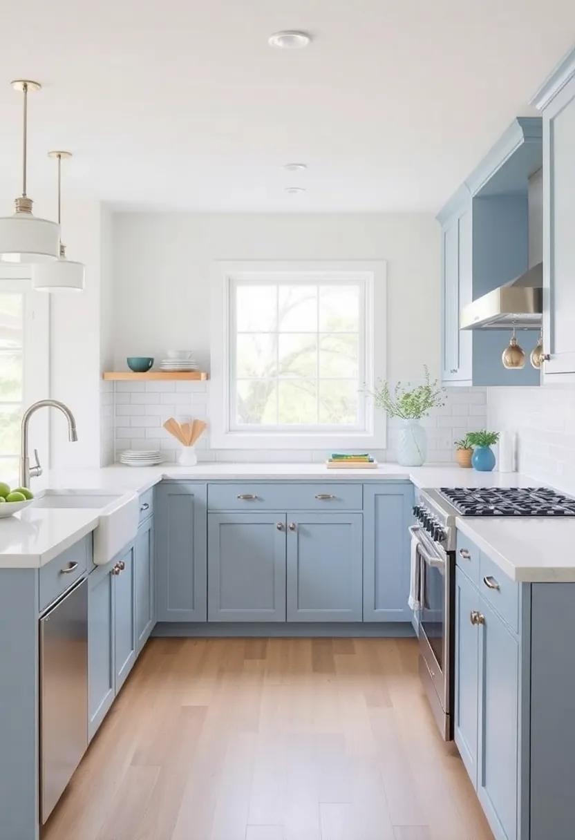 9) ⁤Coastal Calm: Incorporate light blues, sandy neutrals, ‌and plenty of natural ​light to create a breezy, seaside-inspired kitchen