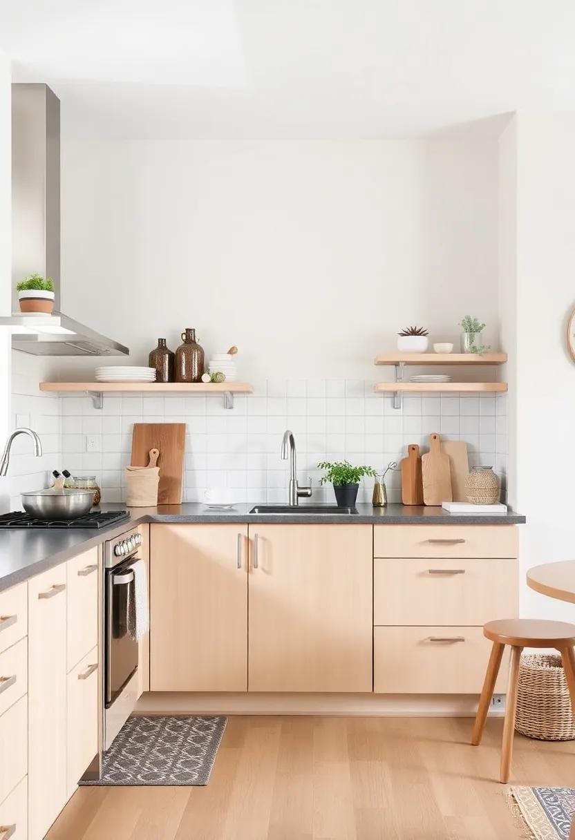 3) Scandinavian Symmetry: Infuse your​ culinary space with light wood ​tones,soft⁣ pastels,and cozy⁣ textiles ⁣for that perfect hygge atmosphere