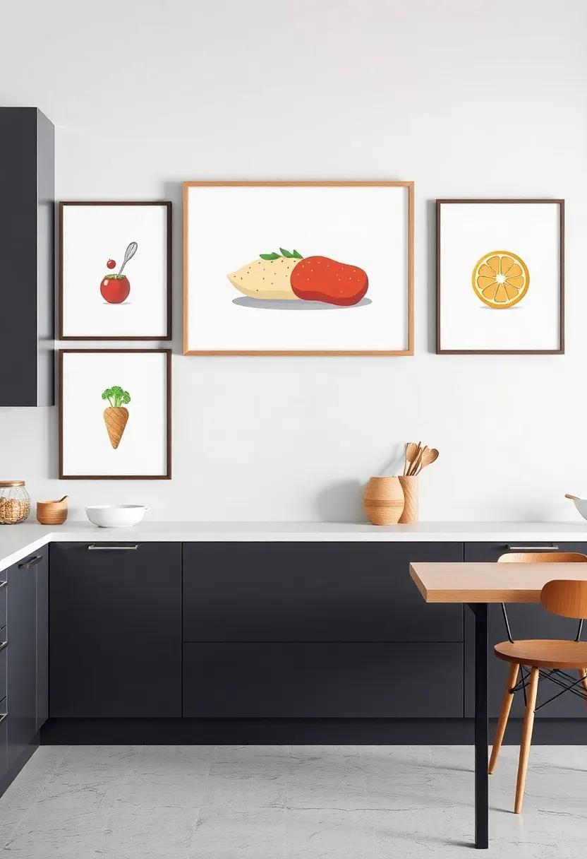 Whimsical Food Theme Prints That Add Playfulness to Your Cooking⁢ Environment