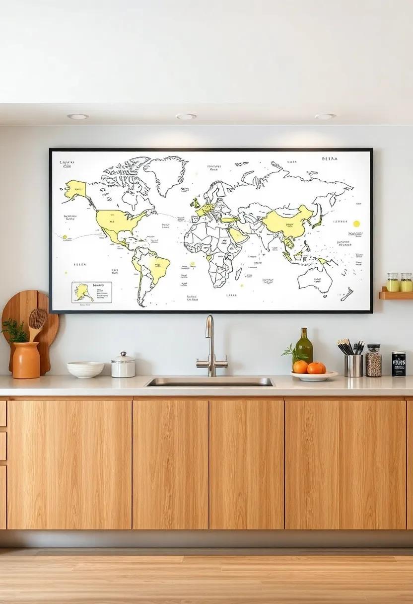 Culinary Maps: Incorporating⁤ Global Cuisine Maps to Inspire‌ Culinary Adventures
