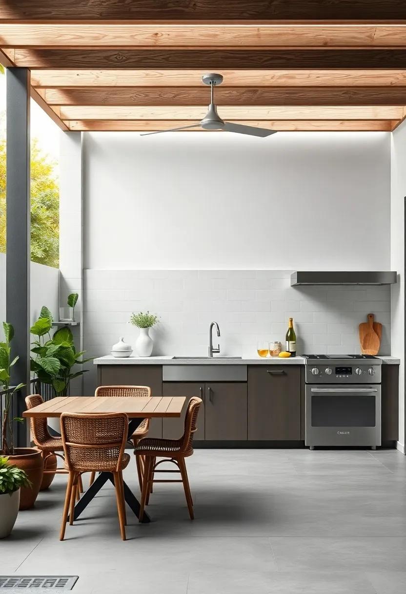 Maximizing Space in Smaller Outdoor Areas for a Cozy Kitchen