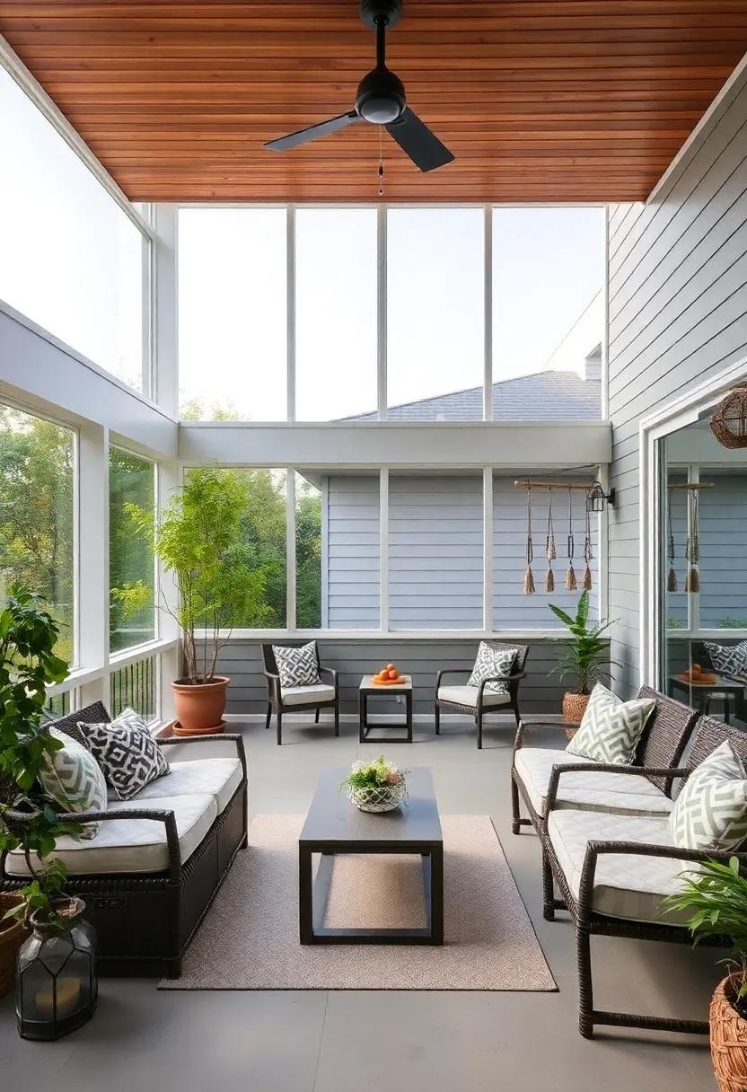 Creating a Year-Round Oasis: Weather Adaptations for screened Porches