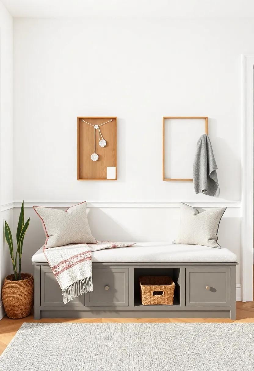 Charming Benches ⁤That Double as Storage Units