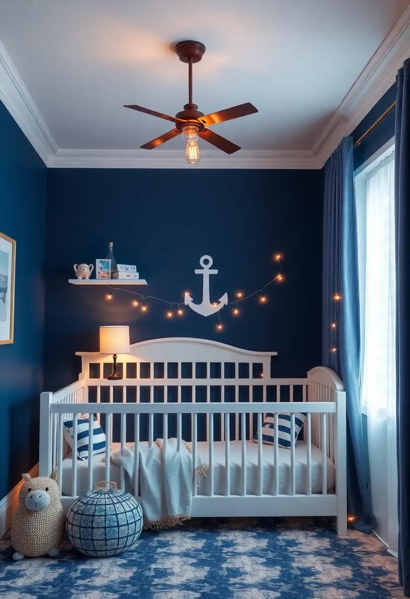Creative ⁤Lighting: Nautical-Inspired Lamps and Fairy Lights to Brighten the Room