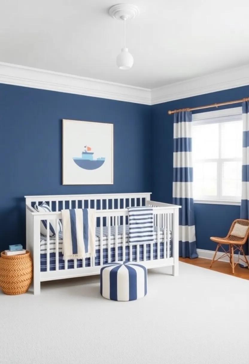 Nautical Color Palette: Blues, Whites, and Stripes that ⁣Set the Stage