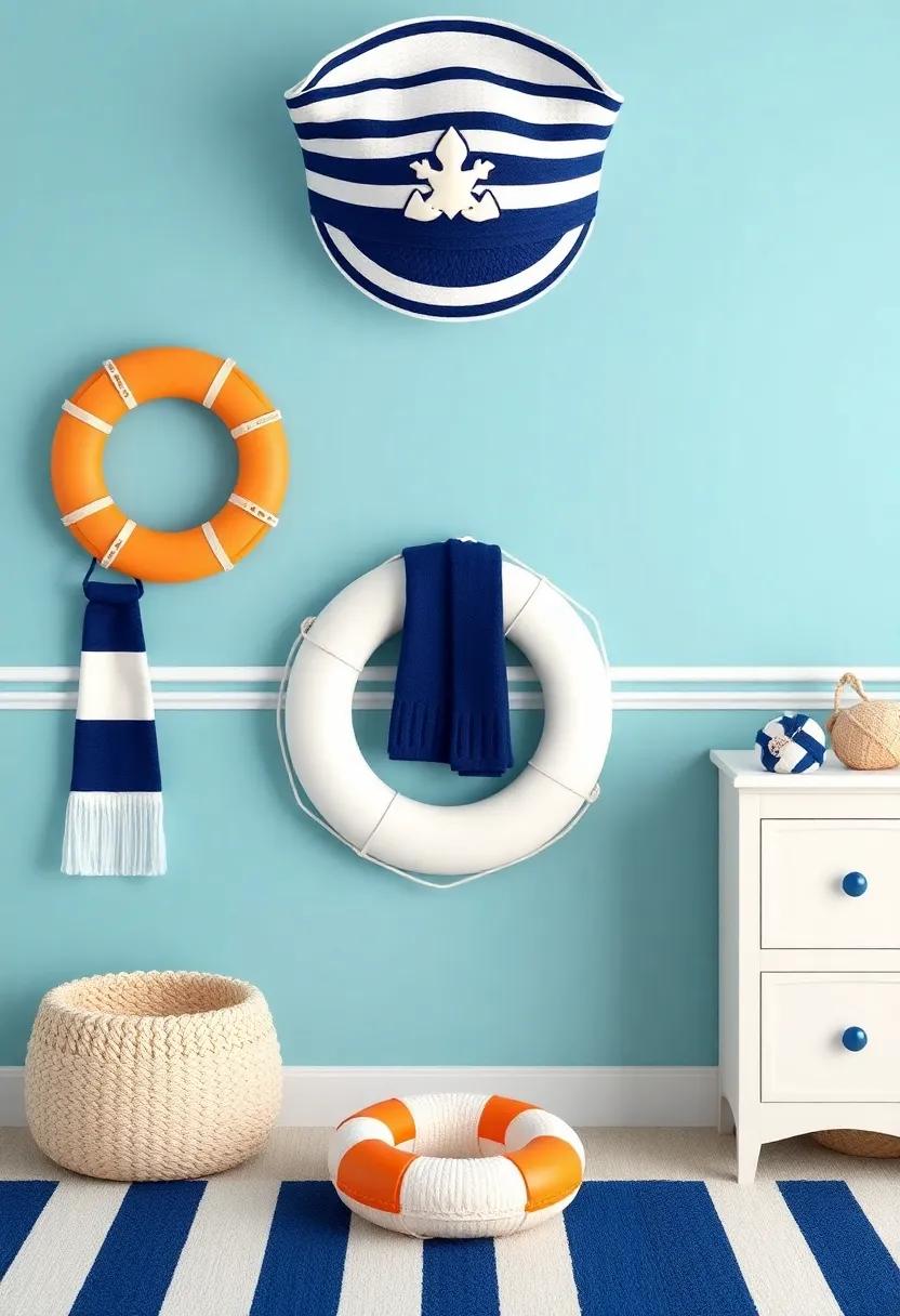 Sailor Hats and Mini ⁢Lifebuoys: Fun Decorative Accessories for ‌a ⁣Cheerful Space