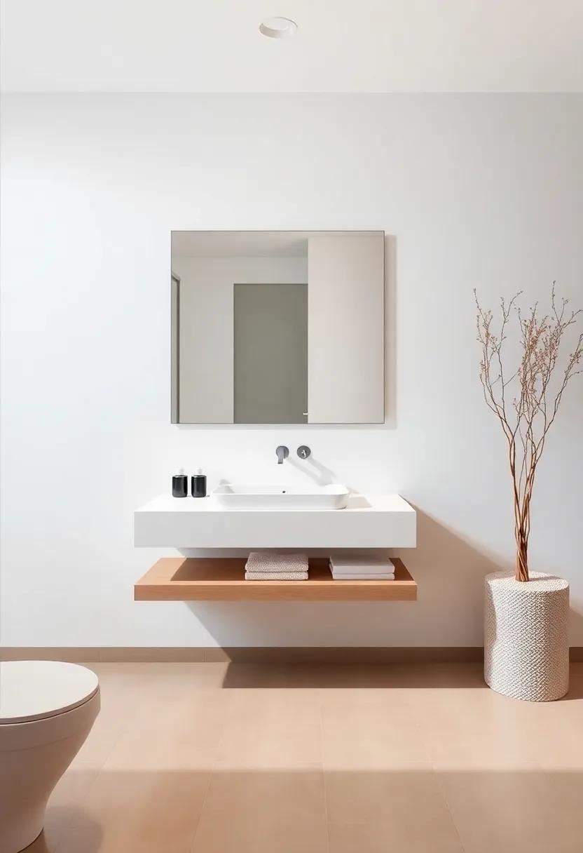 5) Opt for a Floating⁢ vanity: Choose a floating ‍vanity to give the floor space a sense of ​continuity, making⁢ the room feel less ⁣cramped