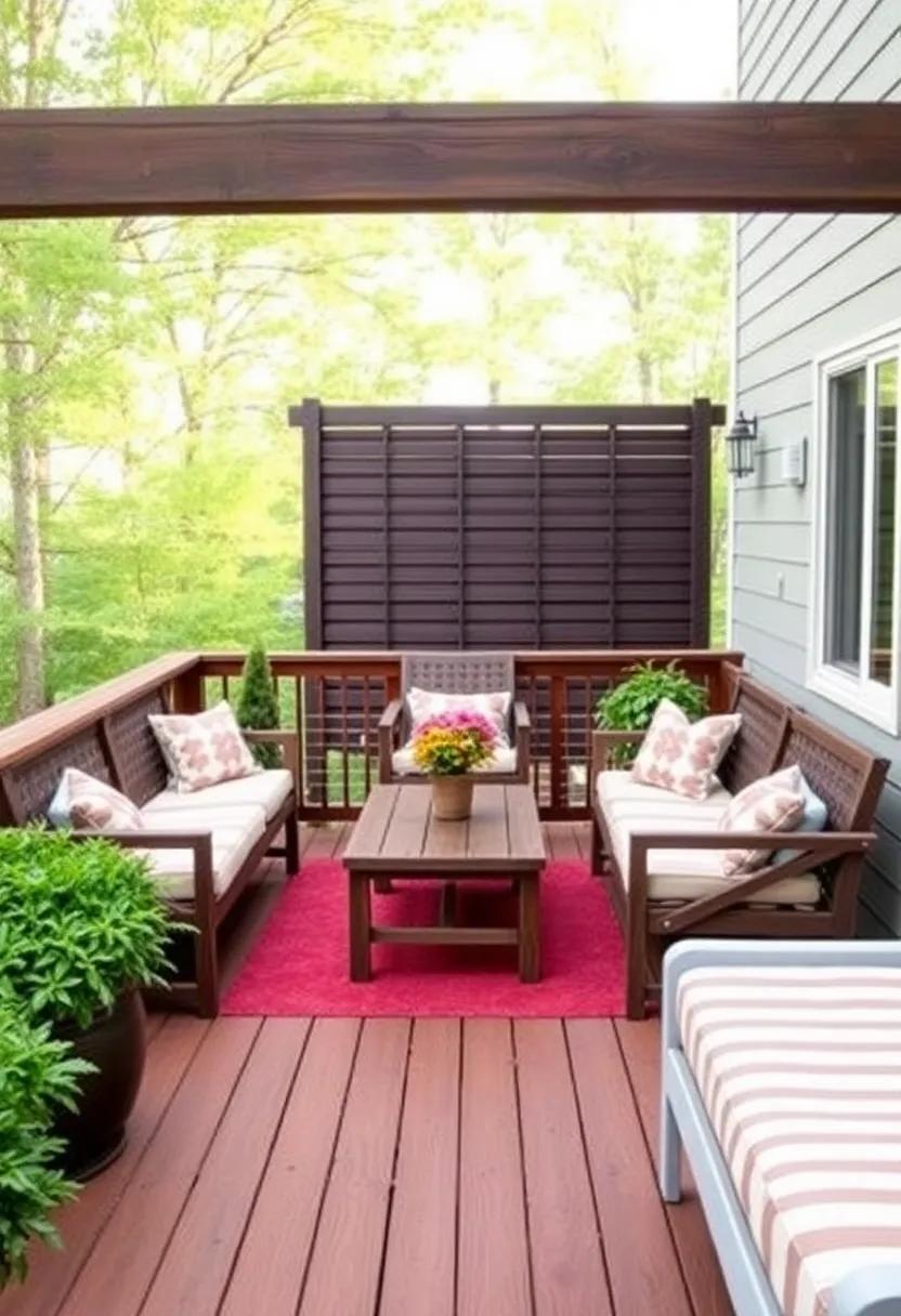 Cozy Sitting Areas: Designing Outdoor Lounges for Relaxation