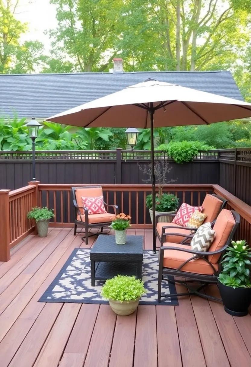 Maximizing Small Deck Areas with Smart Furniture Choices