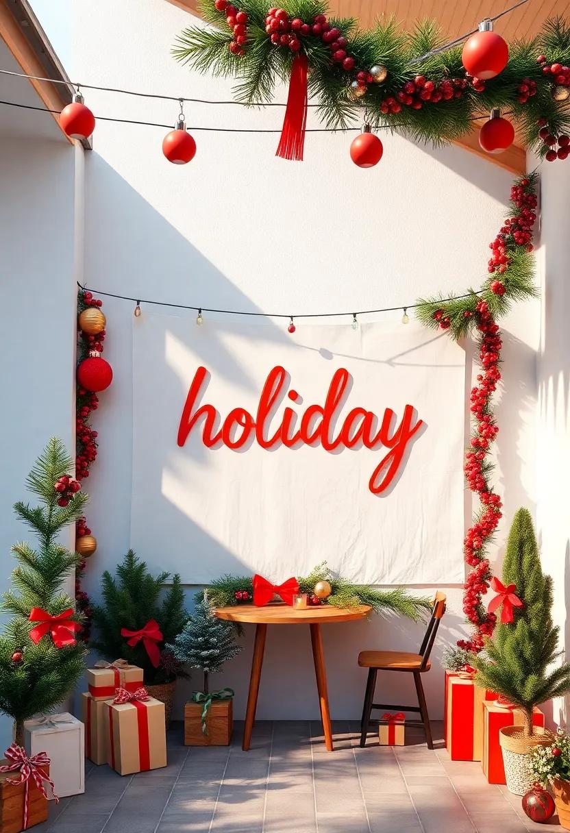 Seasonal Banners: Brighten Up Your Space with Colorful Garlands and signs