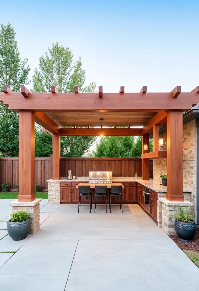 Choosing the Right Materials for Your Outdoor Kitchen Pergola: A Comprehensive Guide