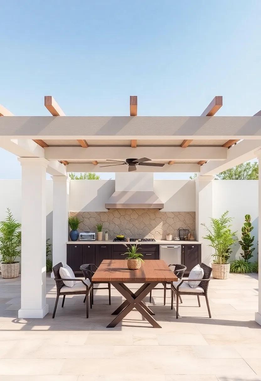 Ideas for Stylish Decor to Bring Your Outdoor Kitchen Pergola to Life
